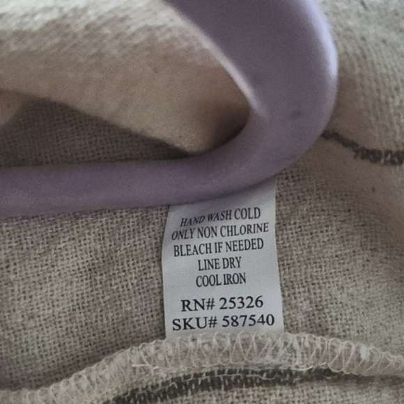 WORLD MARKET SIZE XL. Sleeveless Cream Jumpsuit - Picture 10 of 11